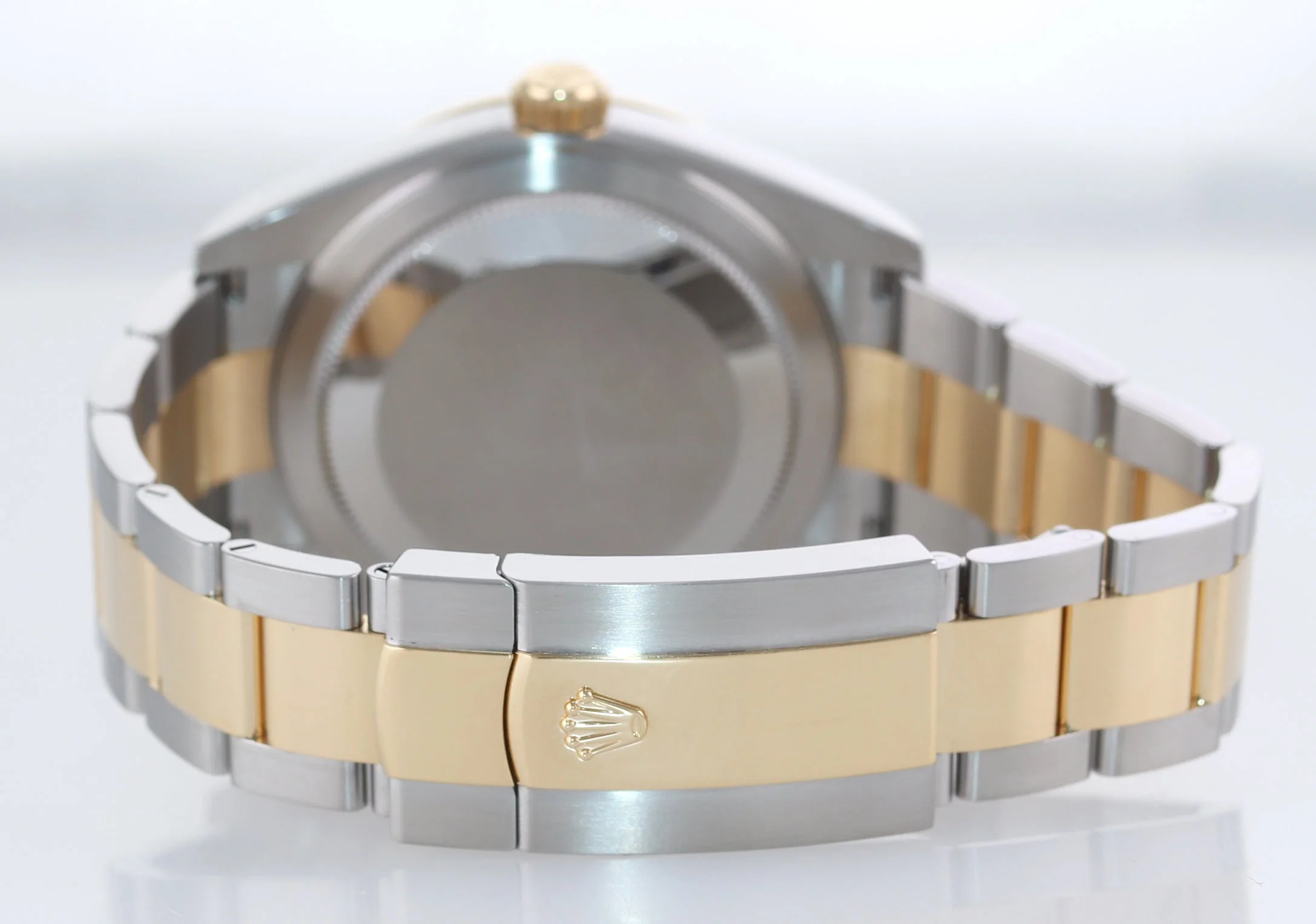 MINT 2021 Rolex Sky-Dweller 326933 Champagne Two Tone Yellow Gold Steel Watch Box - Image 6