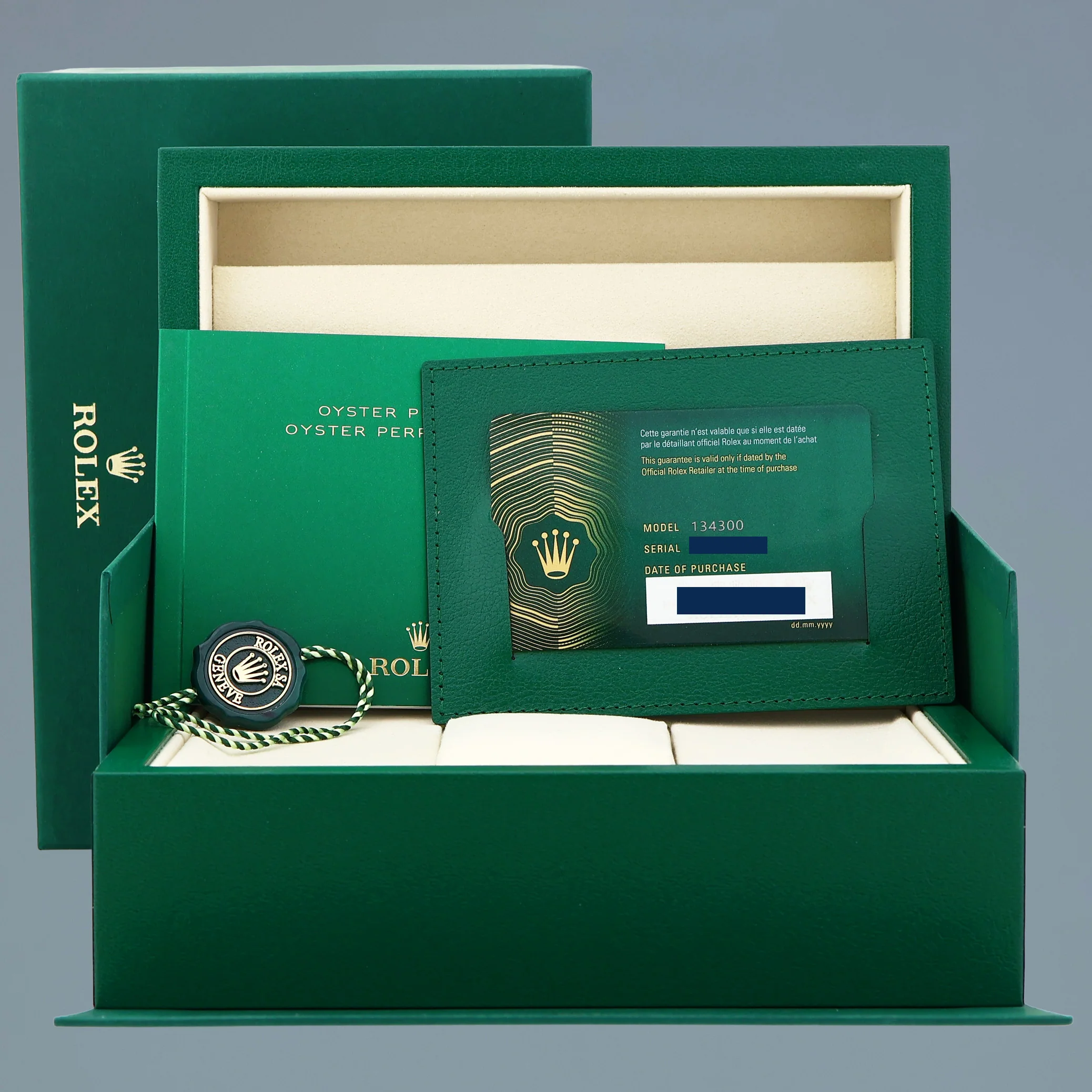 Sept 2025 NEW PAPERS Rolex Oyster Perpetual 41mm Black Oyster Watch 134300 Box - Image 7